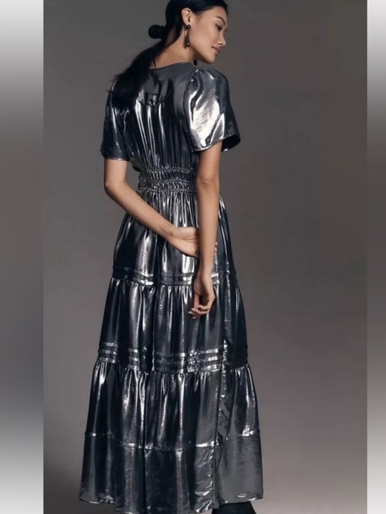 Anthropologie Dresses & Skirts - Anthropologie Emerson Metallic Maxi Dress